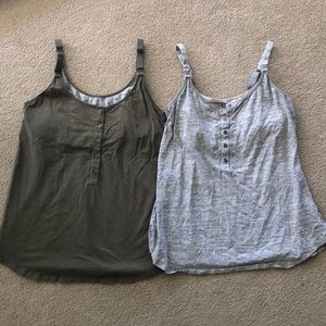 Gilligan & O’Malley nursing tanks